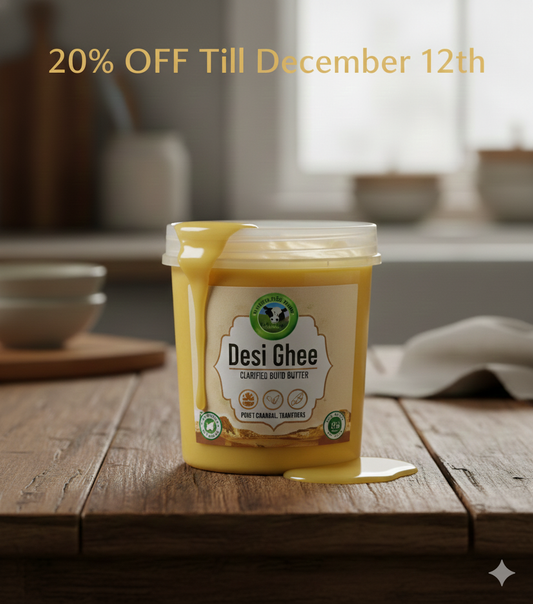Pure Desi Ghee – 20% OFF Till December 12th! 🔥