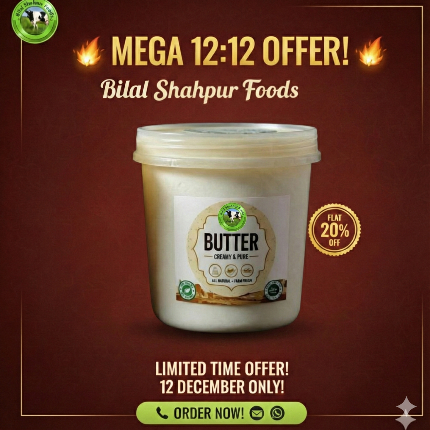 Fresh Desi Butter – 20% OFF Till December 12th! 🔥