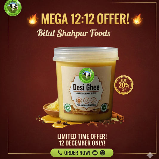 Pure Desi Ghee – 20% OFF Till December 12th! 🔥