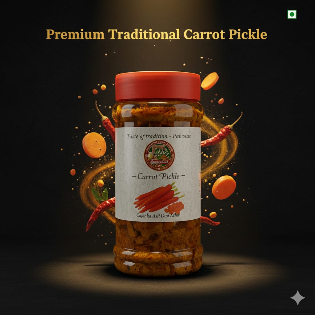 Carrot Pickle – Spicy, Tangy & Homemade