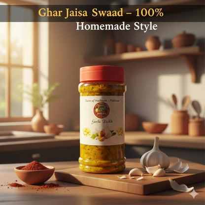 Garlic Pickle – Tangy & Spicy